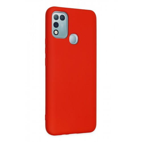 Newface İnfinix Hot 10 Play Kılıf Nano içi Kadife Silikon - Kırmızı Newface İnfinix Hot 10 Play Kılıf Nano içi Kadife Silikon - Kırmızı