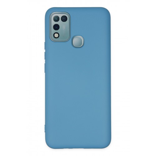 Newface İnfinix Hot 10 Play Kılıf Nano içi Kadife Silikon - Mavi Newface İnfinix Hot 10 Play Kılıf Nano içi Kadife Silikon - Mavi