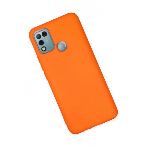 Newface İnfinix Hot 10 Play Kılıf Nano içi Kadife Silikon - Turuncu Newface İnfinix Hot 10 Play Kılıf Nano içi Kadife Silikon - Turuncu