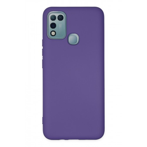 Newface İnfinix Hot 10 Play Kılıf Nano içi Kadife Silikon - Mor Newface İnfinix Hot 10 Play Kılıf Nano içi Kadife Silikon - Mor