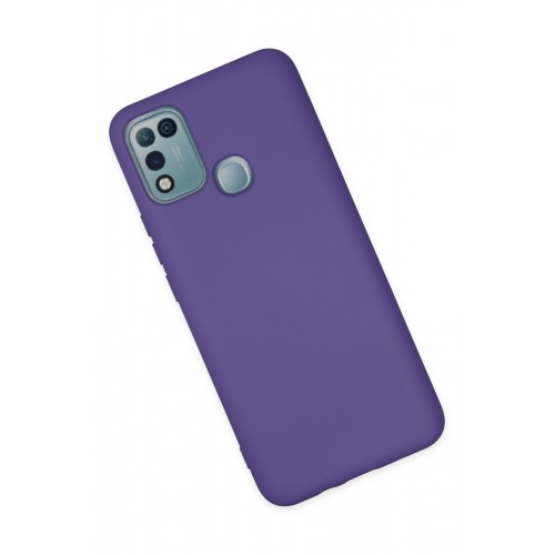 Newface İnfinix Hot 10 Play Kılıf Nano içi Kadife Silikon - Mor Newface İnfinix Hot 10 Play Kılıf Nano içi Kadife Silikon - Mor