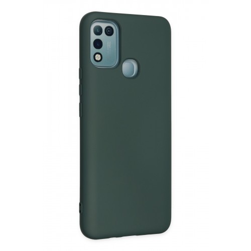 Newface İnfinix Hot 10 Play Kılıf Nano içi Kadife Silikon - Koyu Yeşil Newface İnfinix Hot 10 Play Kılıf Nano içi Kadife Silikon - Koyu Yeşil