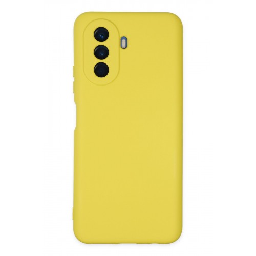Newface Huawei Nova Y70 Kılıf Nano içi Kadife Silikon - Sarı Newface Huawei Nova Y70 Kılıf Nano içi Kadife Silikon - Sarı