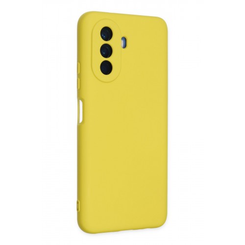 Newface Huawei Nova Y70 Kılıf Nano içi Kadife Silikon - Sarı Newface Huawei Nova Y70 Kılıf Nano içi Kadife Silikon - Sarı