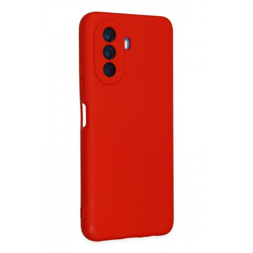 Newface Huawei Nova Y70 Kılıf Nano içi Kadife Silikon - Kırmızı Newface Huawei Nova Y70 Kılıf Nano içi Kadife Silikon - Kırmızı