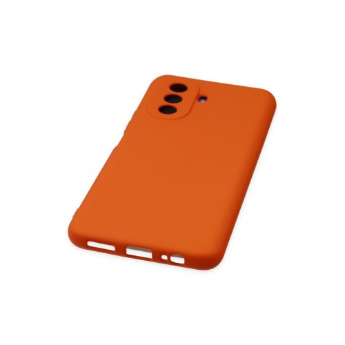 Newface Huawei Nova Y70 Kılıf Nano içi Kadife Silikon - Turuncu Newface Huawei Nova Y70 Kılıf Nano içi Kadife Silikon - Turuncu