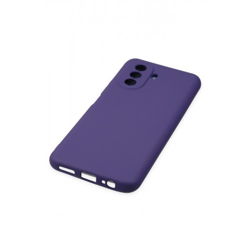 Newface Huawei Nova Y70 Kılıf Nano içi Kadife Silikon - Mor Newface Huawei Nova Y70 Kılıf Nano içi Kadife Silikon - Mor