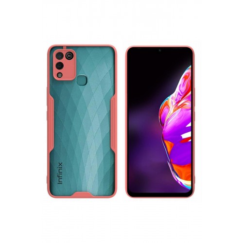 Newface İnfinix Hot 10 Play Kılıf Platin Silikon - Pembe Newface İnfinix Hot 10 Play Kılıf Platin Silikon - Pembe