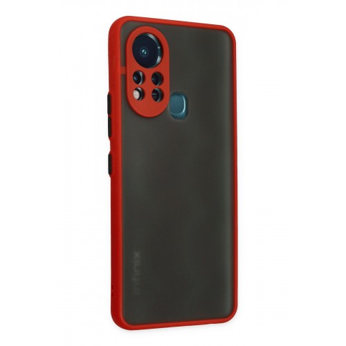 Newface İnfinix Hot 11s Kılıf Montreal Silikon Kapak - Kırmızı Newface İnfinix Hot 11s Kılıf Montreal Silikon Kapak - Kırmızı