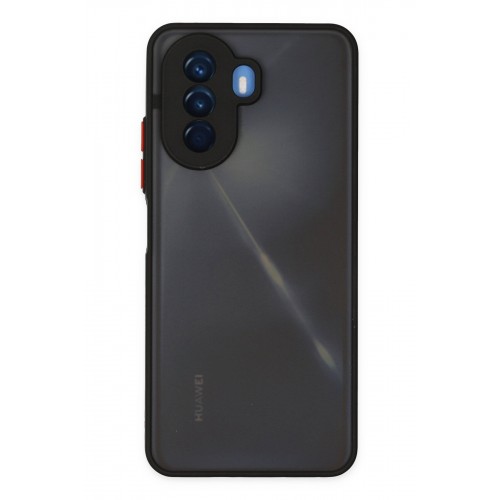 Newface Huawei Nova Y70 Kılıf Montreal Silikon Kapak - Siyah Newface Huawei Nova Y70 Kılıf Montreal Silikon Kapak - Siyah