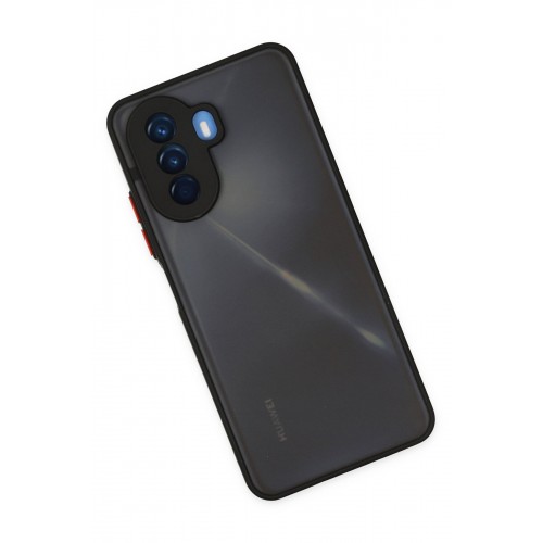 Newface Huawei Nova Y70 Kılıf Montreal Silikon Kapak - Siyah Newface Huawei Nova Y70 Kılıf Montreal Silikon Kapak - Siyah