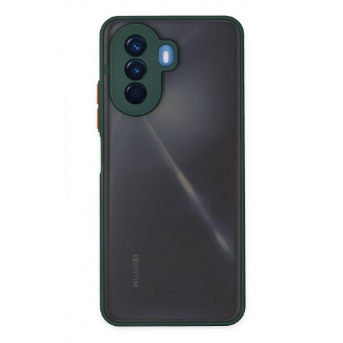 Newface Huawei Nova Y70 Kılıf Montreal Silikon Kapak - Yeşil Newface Huawei Nova Y70 Kılıf Montreal Silikon Kapak - Yeşil
