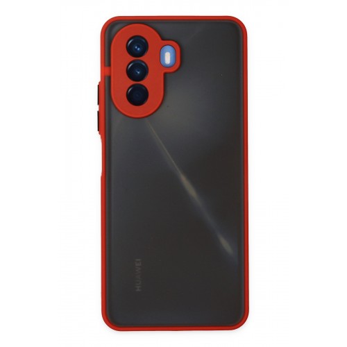 Newface Huawei Nova Y70 Kılıf Montreal Silikon Kapak - Kırmızı Newface Huawei Nova Y70 Kılıf Montreal Silikon Kapak - Kırmızı