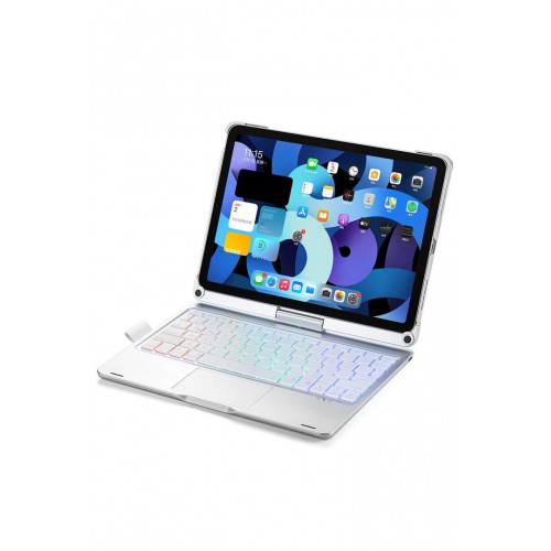 Newface iPad Air 4 10.9 Kılıf Magic Dönen Klavyeli Tablet Kılıf - Gümüş Newface iPad Air 4 10.9 Kılıf Magic Dönen Klavyeli Tablet Kılıf - Gümüş