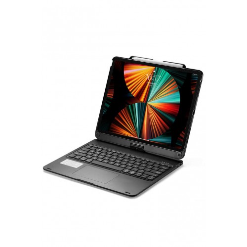 Newface iPad Pro 12.9 (2020) Kılıf Magic Dönen Klavyeli Tablet Kılıf - Siyah Newface iPad Pro 12.9 (2020) Kılıf Magic Dönen Klavyeli Tablet Kılıf - Siyah