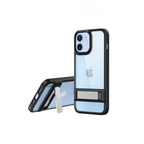 Newface iPhone 11 Kılıf Rolet Stand Kapak - Siyah Newface iPhone 11 Kılıf Rolet Stand Kapak - Siyah