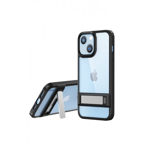 Newface iPhone 13 Kılıf Rolet Stand Kapak - Siyah Newface iPhone 13 Kılıf Rolet Stand Kapak - Siyah