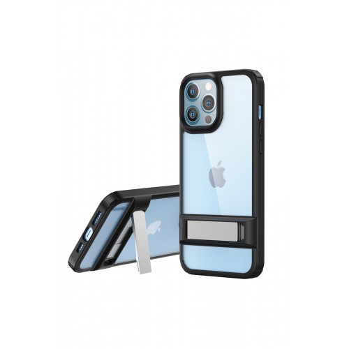 Newface iPhone 12 Pro Kılıf Rolet Stand Kapak - Siyah Newface iPhone 12 Pro Kılıf Rolet Stand Kapak - Siyah