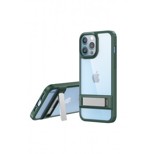 Newface iPhone 12 Pro Kılıf Rolet Stand Kapak - Yeşil Newface iPhone 12 Pro Kılıf Rolet Stand Kapak - Yeşil