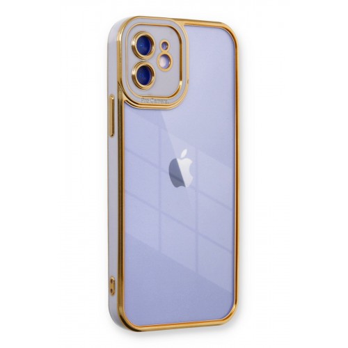 Newface iPhone 12 Kılıf Liva Lens Silikon - Lila Newface iPhone 12 Kılıf Liva Lens Silikon - Lila