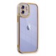 Newface iPhone 12 Kılıf Liva Lens Silikon - Lila Newface iPhone 12 Kılıf Liva Lens Silikon - Lila