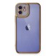 Newface iPhone 12 Kılıf Liva Lens Silikon - Lila Newface iPhone 12 Kılıf Liva Lens Silikon - Lila