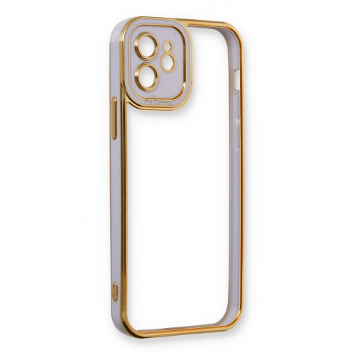 Newface iPhone 12 Kılıf Liva Lens Silikon - Lila Newface iPhone 12 Kılıf Liva Lens Silikon - Lila