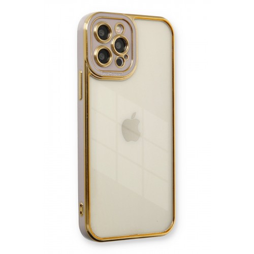 Newface iPhone 12 Pro Kılıf Liva Lens Silikon - Lila Newface iPhone 12 Pro Kılıf Liva Lens Silikon - Lila