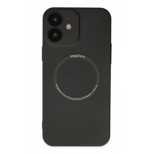 Newface iPhone 12 Kılıf Jack Magneticsafe Lens Silikon - Siyah Newface iPhone 12 Kılıf Jack Magneticsafe Lens Silikon - Siyah