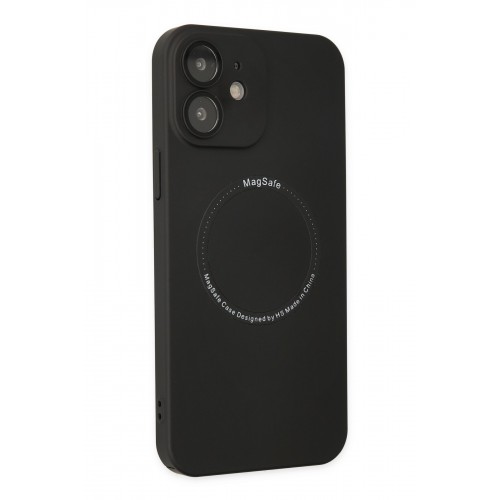 Newface iPhone 12 Kılıf Jack Magneticsafe Lens Silikon - Siyah Newface iPhone 12 Kılıf Jack Magneticsafe Lens Silikon - Siyah