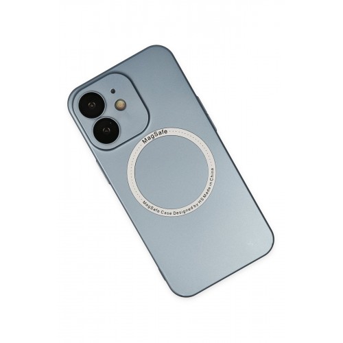 Newface iPhone 12 Kılıf Jack Magneticsafe Lens Silikon - Sierra Blue Newface iPhone 12 Kılıf Jack Magneticsafe Lens Silikon - Sierra Blue