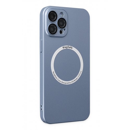 Newface iPhone 12 Pro Kılıf Jack Magneticsafe Lens Silikon - Sierra Blue Newface iPhone 12 Pro Kılıf Jack Magneticsafe Lens Silikon - Sierra Blue