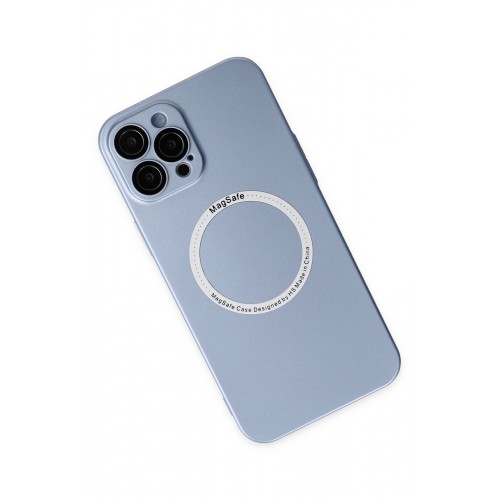 Newface iPhone 12 Pro Kılıf Jack Magneticsafe Lens Silikon - Sierra Blue Newface iPhone 12 Pro Kılıf Jack Magneticsafe Lens Silikon - Sierra Blue