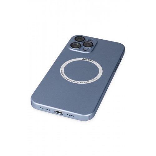 Newface iPhone 12 Pro Kılıf Jack Magneticsafe Lens Silikon - Sierra Blue Newface iPhone 12 Pro Kılıf Jack Magneticsafe Lens Silikon - Sierra Blue