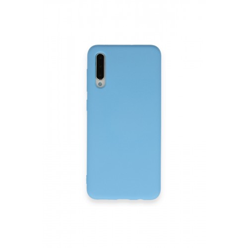 Newface Samsung Galaxy A50 Kılıf Nano içi Kadife Silikon - Mavi Newface Samsung Galaxy A50 Kılıf Nano içi Kadife Silikon - Mavi