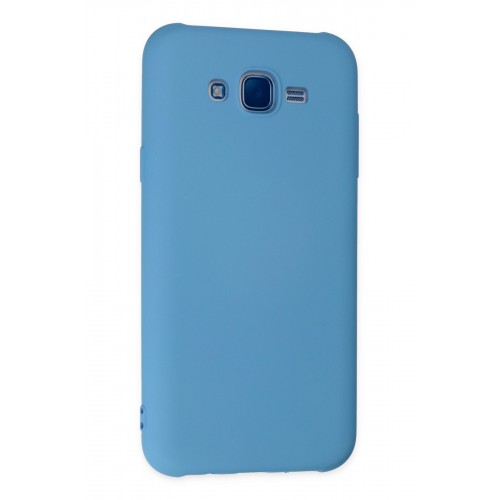 Newface Samsung Galaxy J7 Kılıf Nano içi Kadife Silikon - Mavi Newface Samsung Galaxy J7 Kılıf Nano içi Kadife Silikon - Mavi