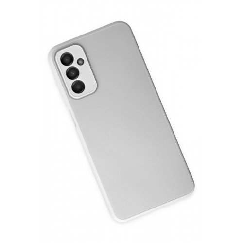 Newface Samsung Galaxy M13 Kılıf Glass Kapak - Beyaz Newface Samsung Galaxy M13 Kılıf Glass Kapak - Beyaz
