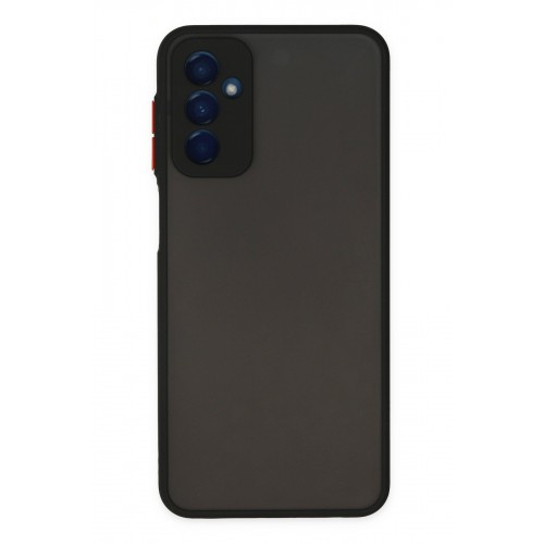 Newface Samsung Galaxy M13 Kılıf Montreal Silikon Kapak - Siyah