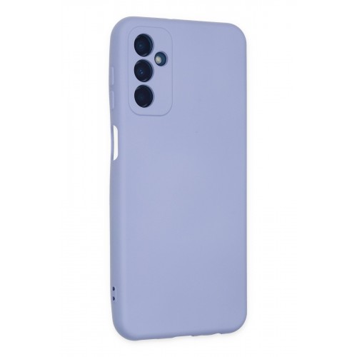Newface Samsung Galaxy M13 Kılıf Nano içi Kadife Silikon - Lila Newface Samsung Galaxy M13 Kılıf Nano içi Kadife Silikon - Lila