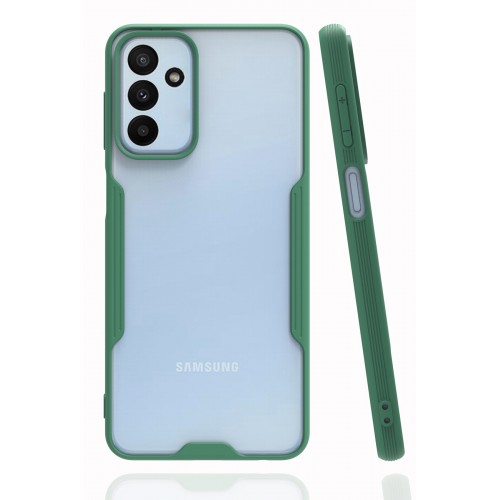Newface Samsung Galaxy M13 Kılıf Platin Silikon - Yeşil Newface Samsung Galaxy M13 Kılıf Platin Silikon - Yeşil