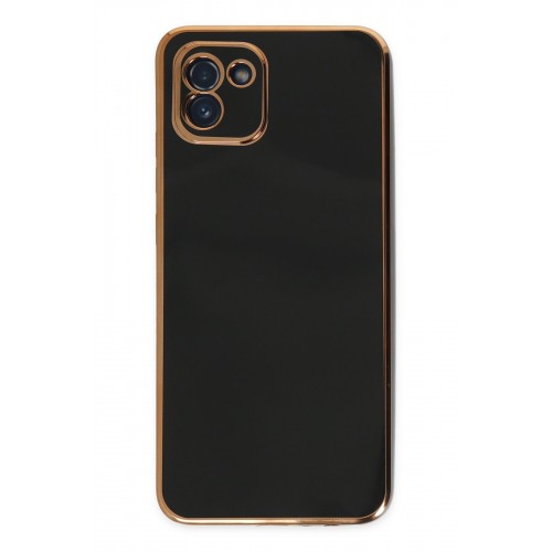 Newface Samsung Galaxy A03 Kılıf Volet Silikon - Siyah Newface Samsung Galaxy A03 Kılıf Volet Silikon - Siyah