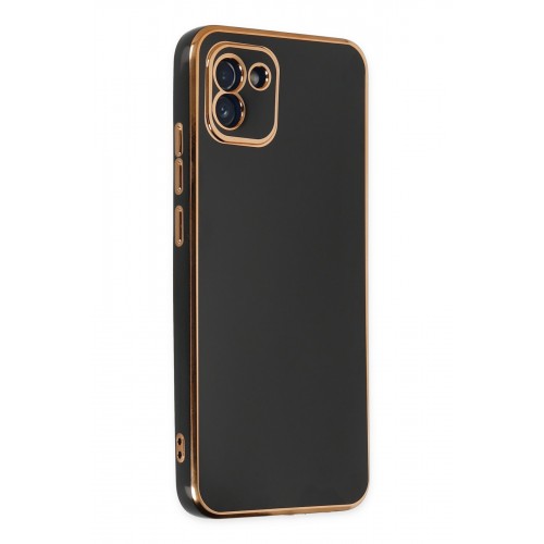 Newface Samsung Galaxy A03 Kılıf Volet Silikon - Siyah Newface Samsung Galaxy A03 Kılıf Volet Silikon - Siyah