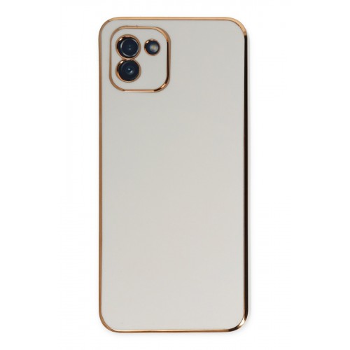 Newface Samsung Galaxy A03 Kılıf Volet Silikon - Beyaz Newface Samsung Galaxy A03 Kılıf Volet Silikon - Beyaz