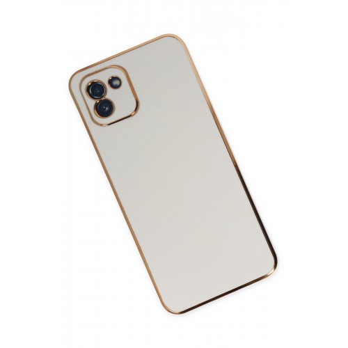 Newface Samsung Galaxy A03 Kılıf Volet Silikon - Beyaz Newface Samsung Galaxy A03 Kılıf Volet Silikon - Beyaz