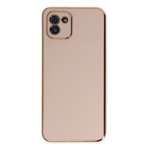 Newface Samsung Galaxy A03 Kılıf Volet Silikon - Pembe Newface Samsung Galaxy A03 Kılıf Volet Silikon - Pembe