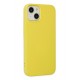 Newface iPhone 14 Kılıf Nano içi Kadife Silikon - Sarı Newface iPhone 14 Kılıf Nano içi Kadife Silikon - Sarı