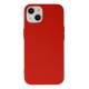 Newface iPhone 14 Kılıf Nano içi Kadife Silikon - Kırmızı Newface iPhone 14 Kılıf Nano içi Kadife Silikon - Kırmızı