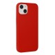 Newface iPhone 14 Kılıf Nano içi Kadife Silikon - Kırmızı Newface iPhone 14 Kılıf Nano içi Kadife Silikon - Kırmızı