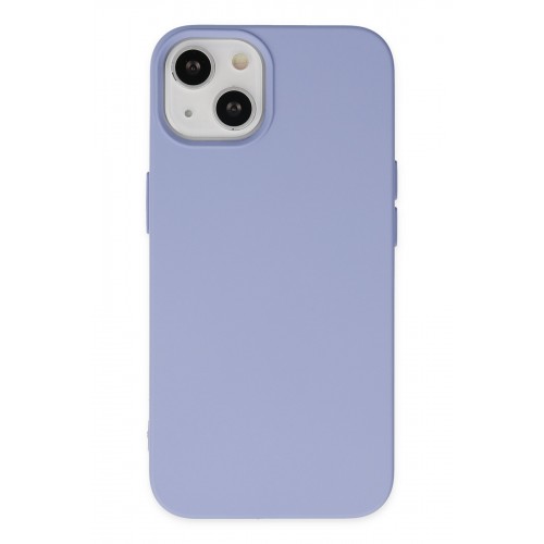 Newface iPhone 14 Kılıf Nano içi Kadife Silikon - Lila Newface iPhone 14 Kılıf Nano içi Kadife Silikon - Lila