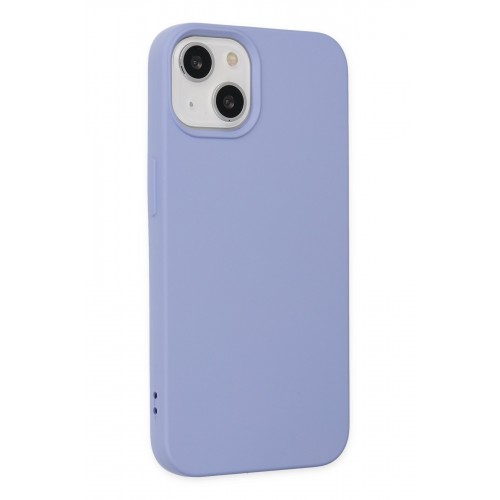 Newface iPhone 14 Kılıf Nano içi Kadife Silikon - Lila Newface iPhone 14 Kılıf Nano içi Kadife Silikon - Lila
